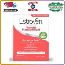 Estroven Weight Management for Menopause Relief - 30 Ct. - Clinically Proven...