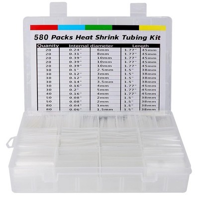 Elektro-Heat Shrink Tubing Set 580 Stück 11 Größen EVA