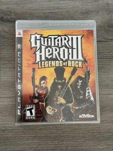 Guitar Hero III: Legends Of Rock (Playstation 3) PS3 - Brand New Factory Sealed