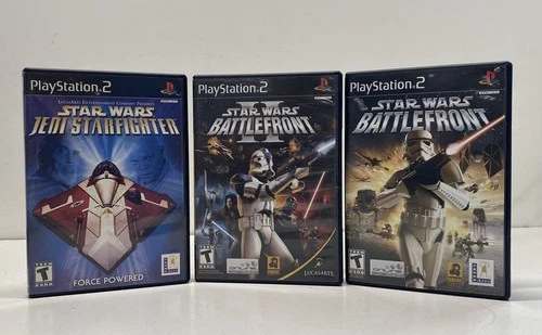 Star Wars Bundle: Battlefront & Jedi Starfighter - PlayStation 2