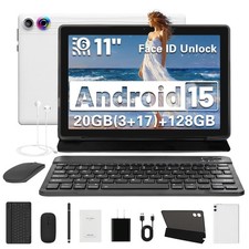 11" IPS Touch Screen Tablet Android OS 20GB 128GB ROM 6800mAh Fast Charging