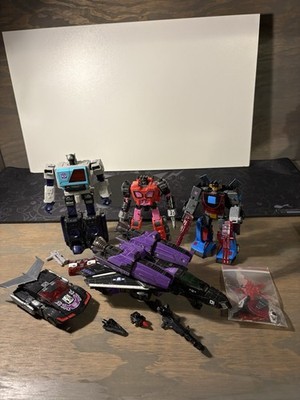 Transformers Shattered Glass Lot Wheeljack, Rodimus, Blaster, Henkei Jetfire
