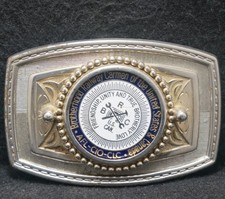 XE11104 VINTAGE 1970s BROTHERHOOD RAILWAY CARMEN OF THE U.S. MENS BELT BUCKLE