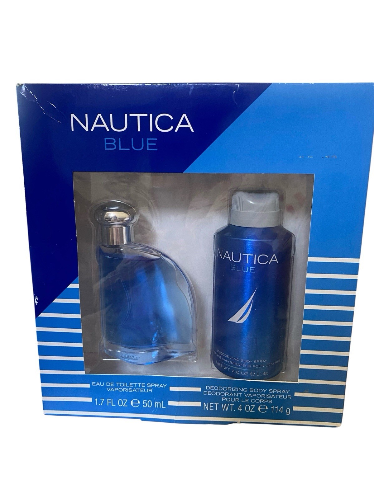 Eau De Toilette & Body Spray For Men 2 Pc Gift Set Nib