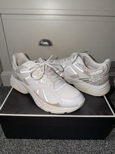 MICHAEL KORS MENS LEO MIXED-MEDIA TRAINERS SIZE 12UK