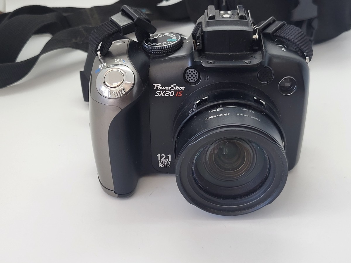 Canon Powershot SX20 IS Digital Bridge Camera - 20x Zoom - 12.1 MP