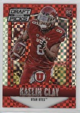 2015 Panini Prizm Collegiate Draft Picks Red Power Prizm Kaelin Clay #249 fm0