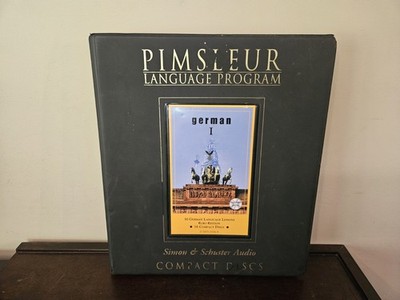 Pimsleur German Level 1 CD Audio 30 Lessons Simon Schuster 16 CD
