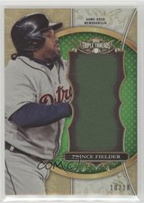 2013 Topps Triple Threads Unity Jumbo Relics Emerald 10/18 Prince Fielder e6p