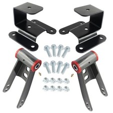 2''-4'' Drop Shackles and Hangers Kit Compatible Dodge RAM 2500/ 3500 1994-2002