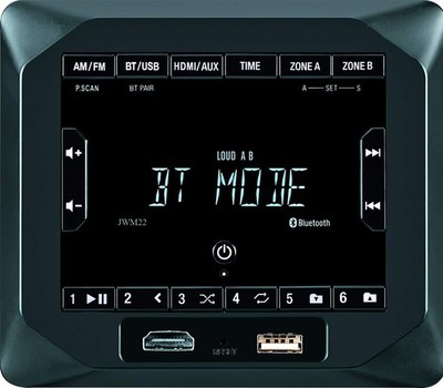 ASA JENSEN JWM22 AM/FM/Bluetooth/USB/HDMI/AUX CUBE WALL MOUNT STEREO *S67