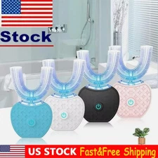U Shaped Adult Electric Toothbrush Automatic Ultrasonic Cleaning Toothbrush KU