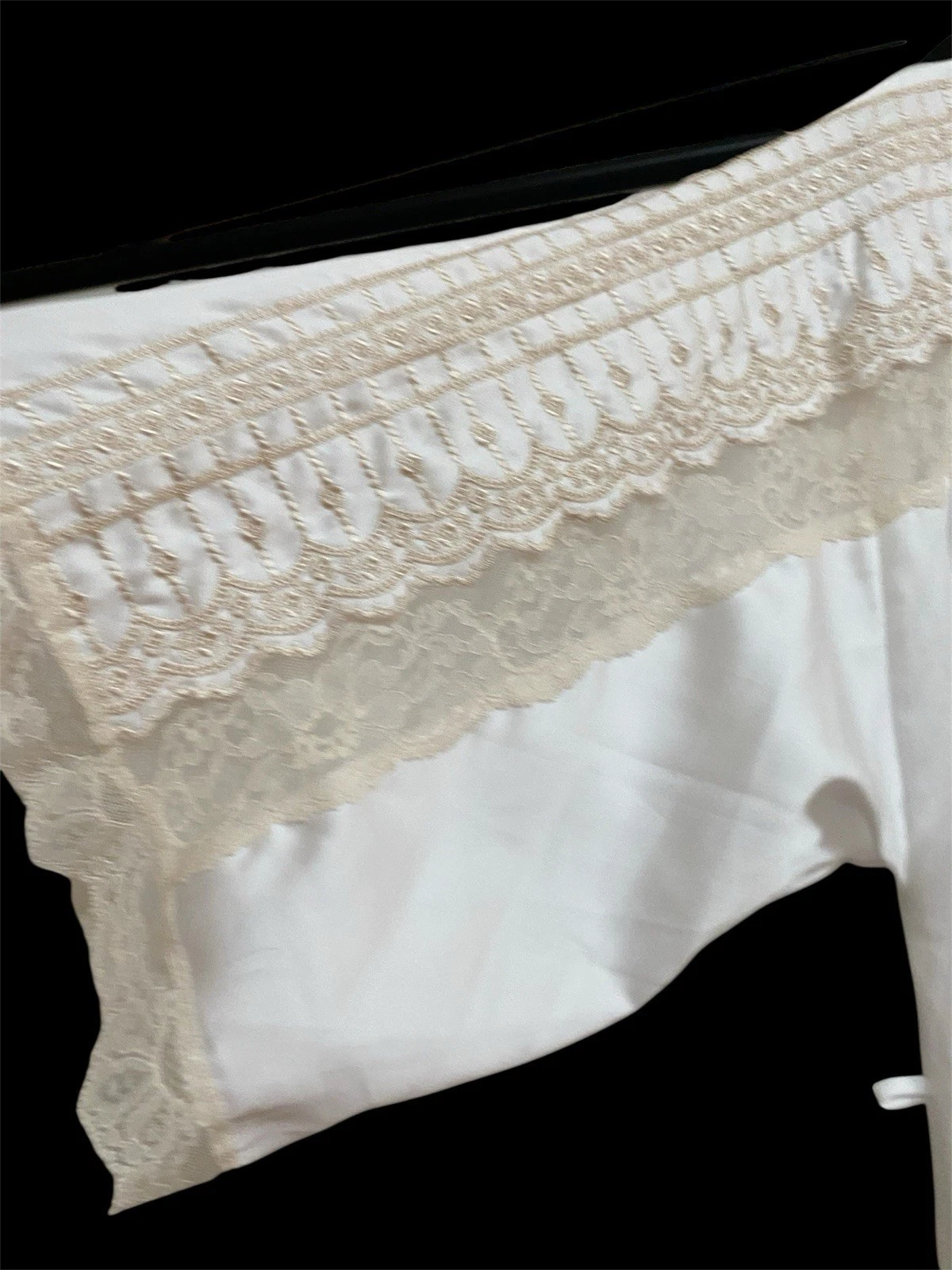 UNDERCOVER Abito e abito vintage Victoria’s Secret etichetta oro medio made in USA bianco lungo