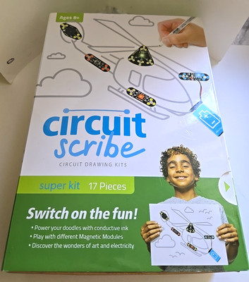 Circuit Scribe Drawing Kit ~Joy Of Drawing With The Electric World Of Science