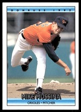 Mike Mussina 1992 Donruss #632 Orioles MLB READ FREE SHIPPING AutographDen
