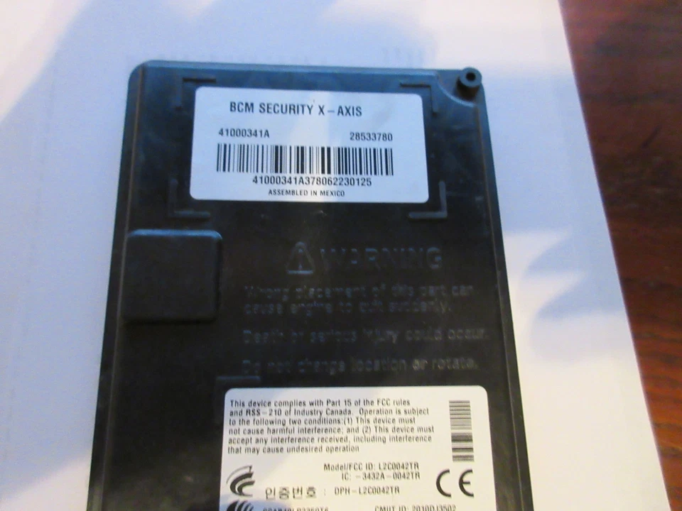 MÓDULO DE CONTROL DE CARROCERÍA HARLEY TOURING BCM SEGURIDAD EJE X ORDENADOR 41000341 14-24 Foto 2 de 4