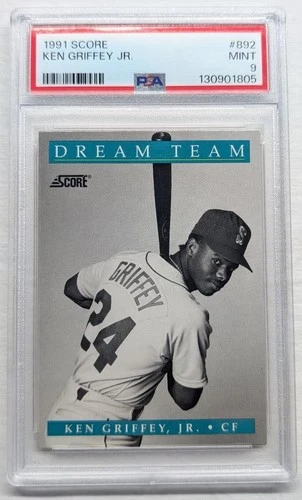 1991 Score - Dream Team Ken Griffey Jr #892 - PSA 9 MINT