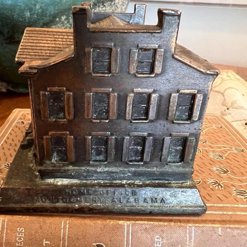 Pisapapeles arquitectónico recuerdo banco cobre sociedad seguro de vida preferido Foto 2 de 4