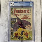 * Fantastic Four #21 12/63 Marvel Comic Book CGC Universal Grade 7.5 Vintage.
