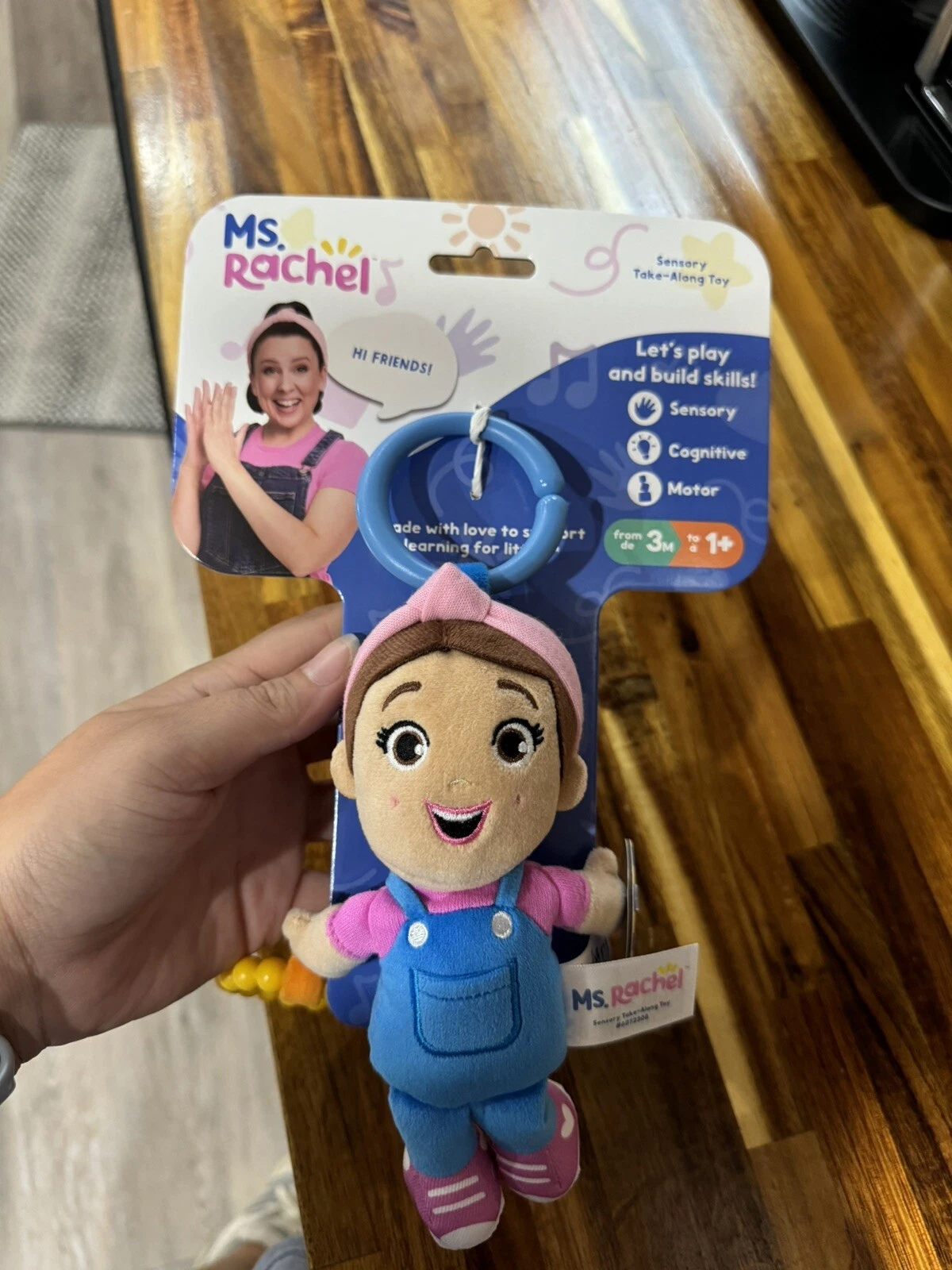 Ms. Rachel Sensory Take A Long Teething Toy PLUSH IN HAND USA Ships Today NEW