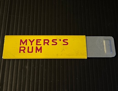 Myers's Jamaican Rum Yellow Advertising Merchandising Box Cutter Razor Holder