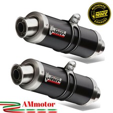 Mivv Ducati Monster 696 2010 Terminali Di Scarico Per Moto Marmitte Gp Inox Nero