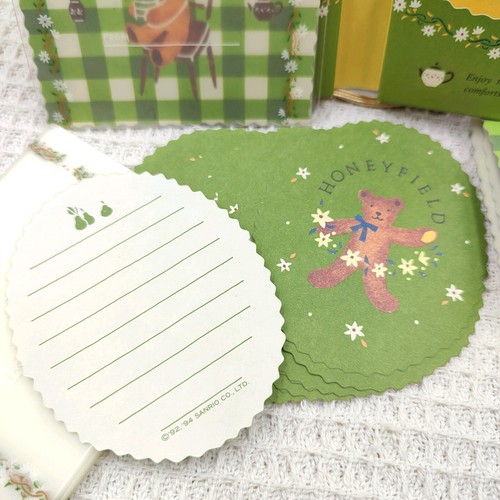 Sanrio Honeyfield Mini Letter Card Envelopes Pack Set Vintage Japan 1994 RARE - Picture 8 of 13