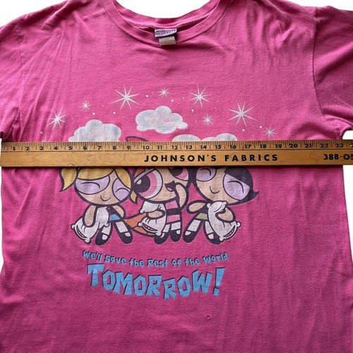 ๐ VINTAGE Powerpuff Girls Night Shirt Adult Size Rare XL XXL 2000 RARE ๐ - Picture 5 of 8
