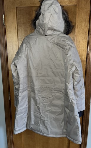 Columbia Apres Arson Winter Long Down Hooded Jacket - Ancient Fossil - 2X - NWT - Picture 8 of 8