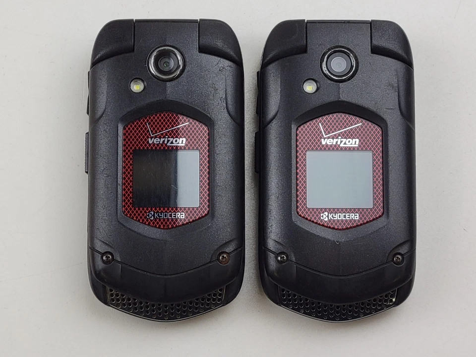 (Lote de 5) Teléfonos abatibles resistentes Kyocera DuraXV+ (E4520PTT) 4 GB (Verizon) 3G PROBADOS Foto 3 de 4