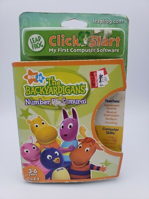 LeapFrog Click Start The Backyardigans Number Pie Samurai Nick Jr.