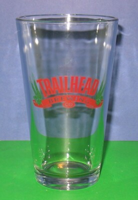 Trailhead Brewing Company Pint Glass Beer St Charles Missouri