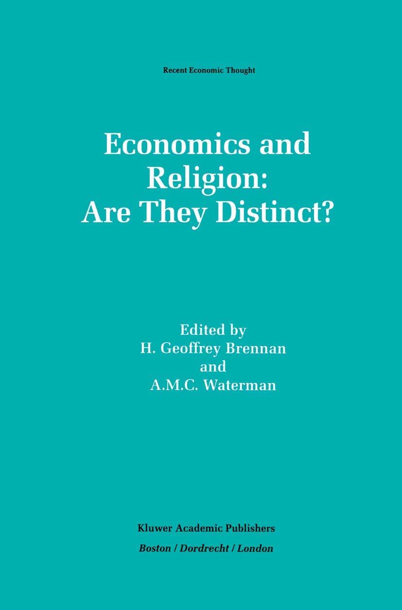 Thumbnail - H. Geoffrey Brenna Economics And Religion: Are They Distinct