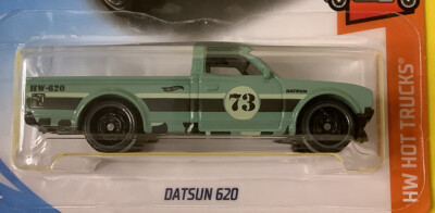 2017 Hot Wheels Hot Trucks Datsun 620 green 4/10 New Nissan | eBay