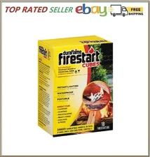 Duraflame Firestart Cubes 18-Pack, Fire Starters For Wood Or Charcoal NEW