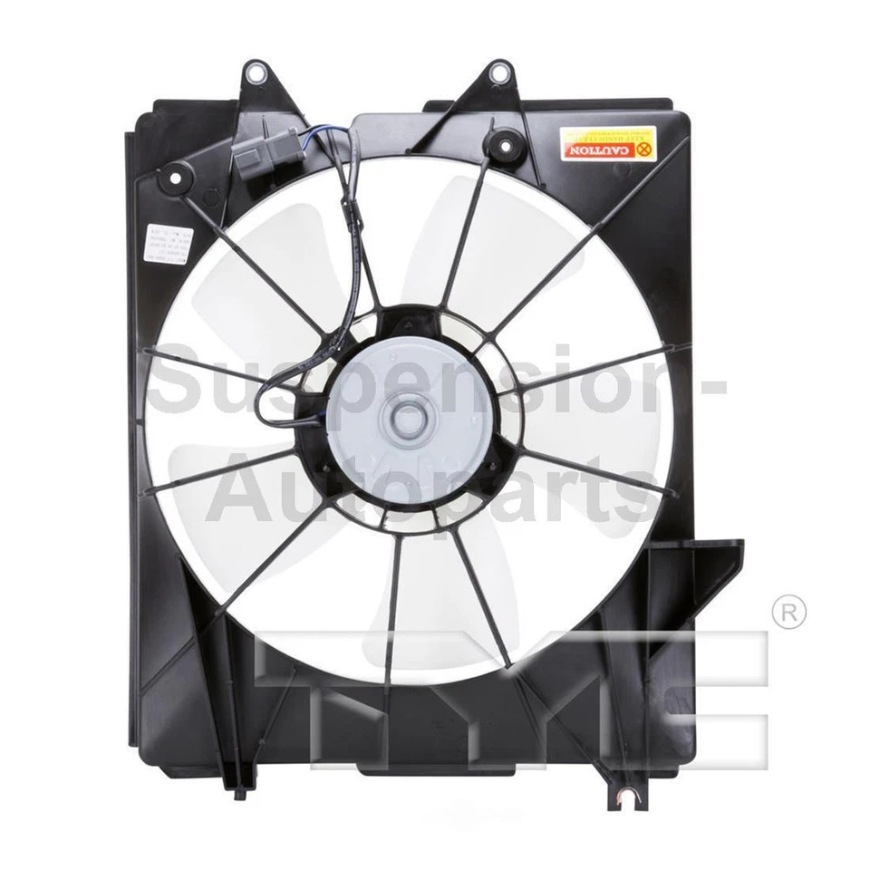 Ventilador de refrigeração do motor TYC compatível com 2005 2006 2007 2008 2009 2010 Honda Odyssey_SU - Imagem 2 de 3