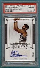 2014 Panini National Treasures Scripts Artis Gilmore Auto Issue #SC-AG PSA 10!