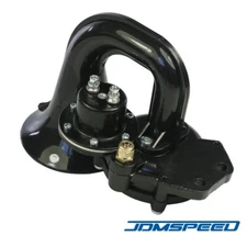 Black Universal Train Air Horn Trumpet for Motorcycle/Bike/Truck/Car 12v/24v