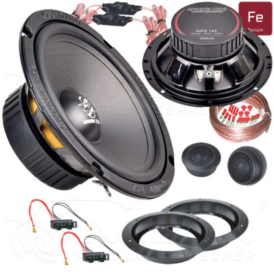 GROUND ZERO LAUTSPRECHER für VW T6 Bus 2015-2019 Front Vorn 2-Wege 150W #B1I7