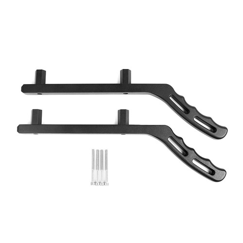 2x Upgraded Rear Grab Handles Bar for 2007-2017 Jeep Wrangler JK JKU 4Dr Black - Picture 8 of 8