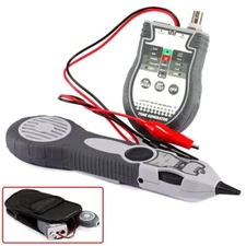 RJ45 RJ11 BNC Cable Tester Network LAN Phone Coaxial Tracer Toner Tracker Tool