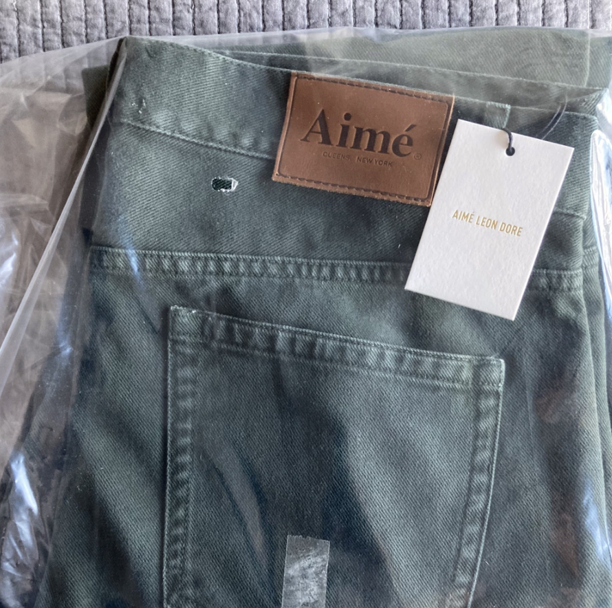 Aime Leon Dore ALD Straight Fit Denim Green size 32 | eBay