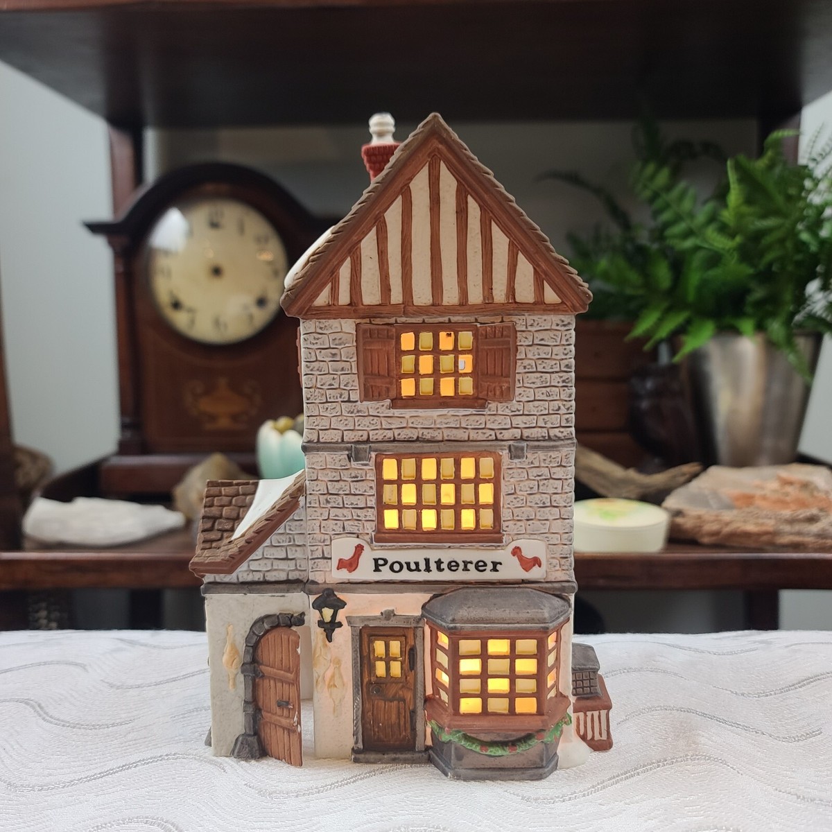 1988 Department 56 Poulterer w/ Light and Original Box | eBay