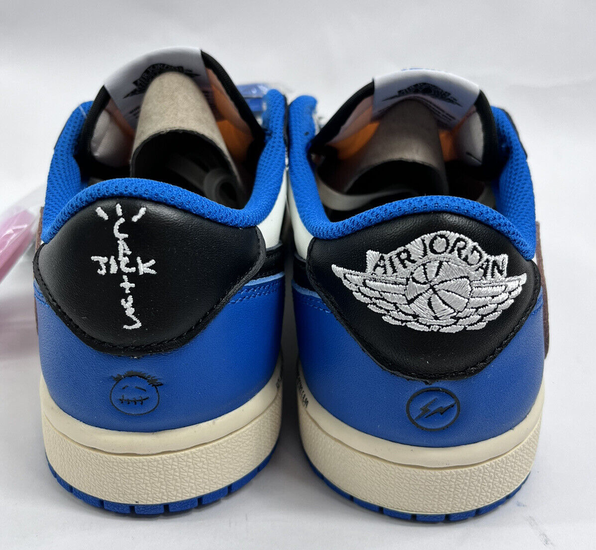 AIR JORDAN 1 LOW FRAGMENT X TRAVIS SCOTT SNEAKERS SIZE: UK6 AIR JORDAN 1 LOW FRAGMENT X TRAVIS SCOTT SNEAKERS SIZE: UK6