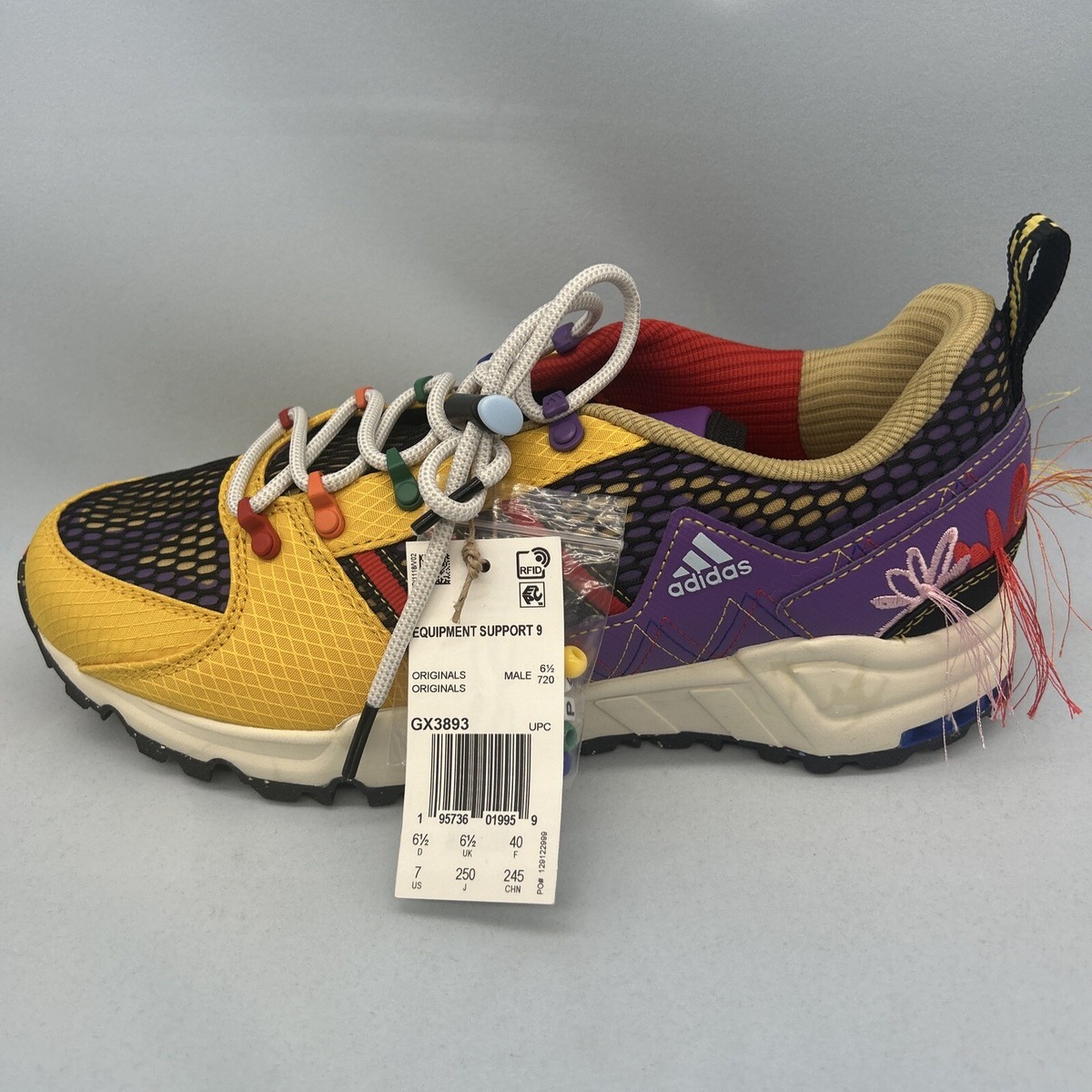 ローカル Adidas x Sean Wotherspoon EQT Support 93 Shoes Men's 7 Bold Gold