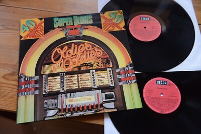40 Super-Oldies 2  LP DECCA 6.28471 DS DION RAY CHARLES MELANIE THEM etc.