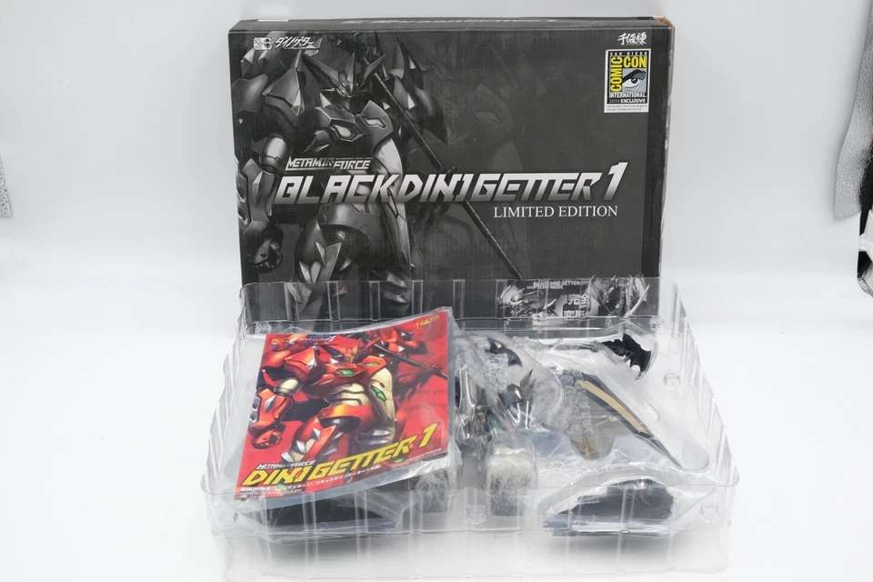 Sentinel Black Dino Getter 1 2014 exclusivo SDCC Metamor Force edición limitada Foto 2 de 4