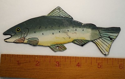 LEURRE DE LANCE DE POISSON DE GLACE VINTAGE « ANCIEN - eBay