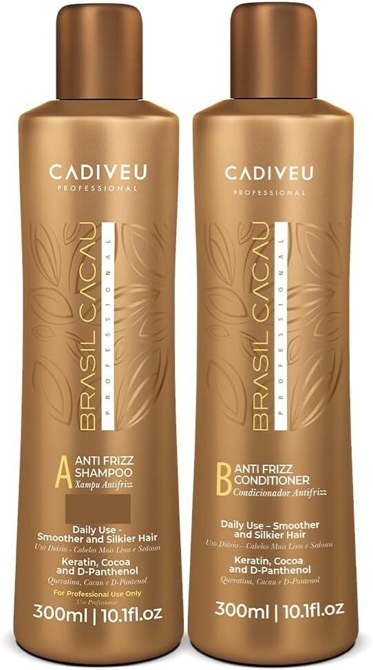 Brasil Cacau Anti Frizz Shampoo Conditioner 300ml Duo Original