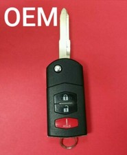 Oem Mazda Flip Key 3b Fob Bgbx1t478ske12501 Uncut Key